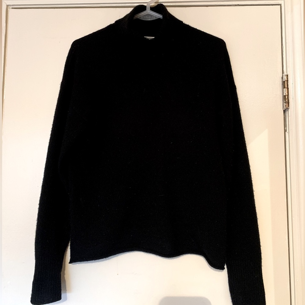 Reformation black cashmere turtle neck sweater